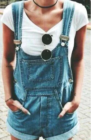 HANNY Overall Shorts