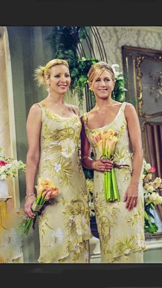 Rachel & Pheobe’s bridesmaid dress